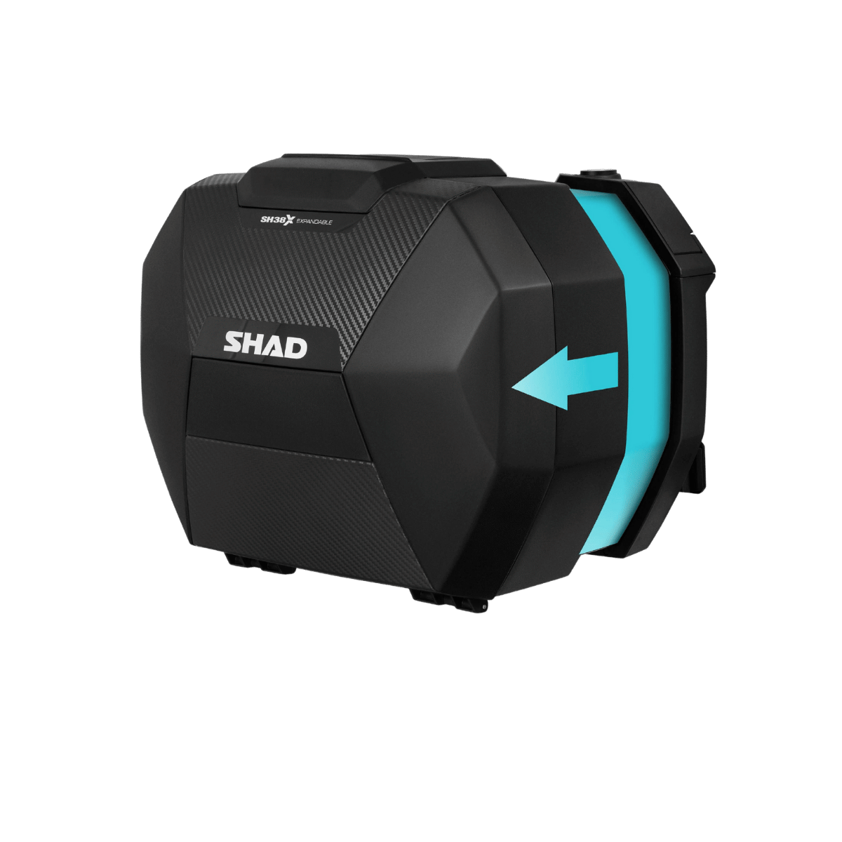 MALETAS LATERALES EXPANDIBLES SH38X CARBONO