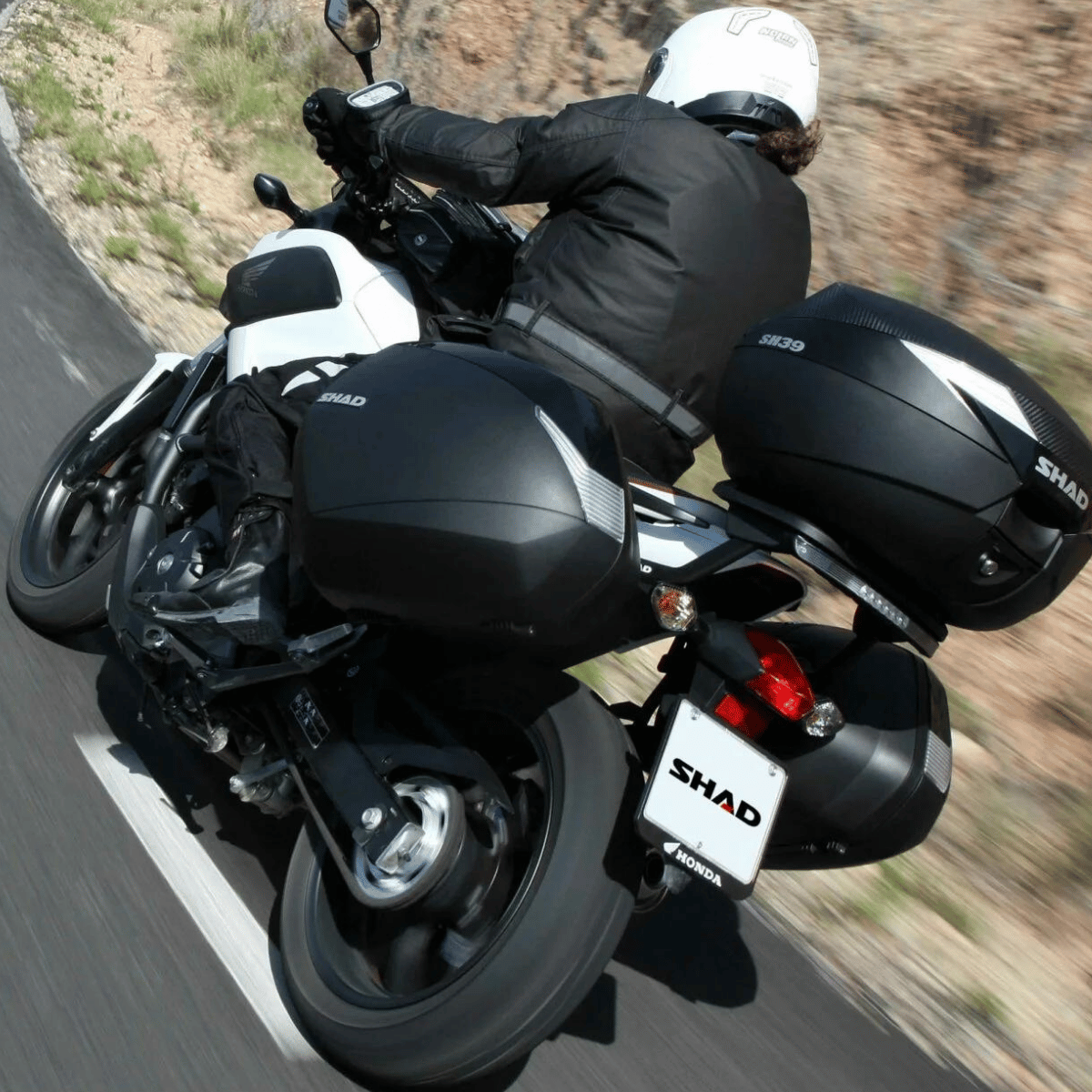 MALETAS LATERALES SH36 CARBONO